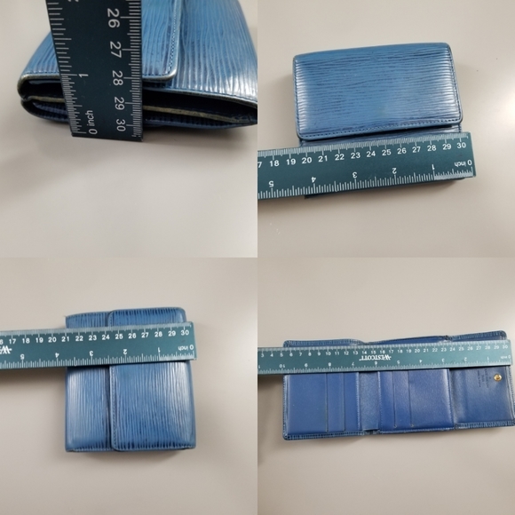 LOUIS VUITTON Portefeuille Long Men's Porte Bilfold Epi leather Wallet/France - Picture 2 of 16